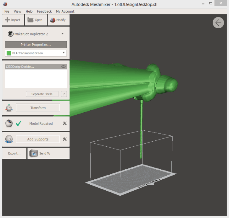 Darth Vader repaired.